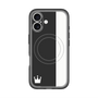 スリムプロテクションプレミアムケース with MagSafe［ CASEPLAY Bi-Colors Black & White - ケースプレイ・バイカラー ブラック＆ホワイト ］