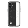 スリムプロテクションプレミアムケース with MagSafe［ CASEPLAY Bi-Colors Black & White - ケースプレイ・バイカラー ブラック＆ホワイト ］