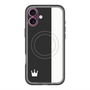 スリムプロテクションプレミアムケース with MagSafe［ CASEPLAY Bi-Colors Black & White - ケースプレイ・バイカラー ブラック＆ホワイト ］