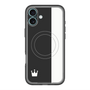 スリムプロテクションプレミアムケース with MagSafe［ CASEPLAY Bi-Colors Black & White - ケースプレイ・バイカラー ブラック＆ホワイト ］
