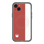 スリムプロテクションプレミアムケース with MagSafe［ CASEPLAY Bi-Colors Red & White - ケースプレイ・バイカラー レッド＆ホワイト ］