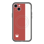 スリムプロテクションプレミアムケース with MagSafe［ CASEPLAY Bi-Colors Red & White - ケースプレイ・バイカラー レッド＆ホワイト ］