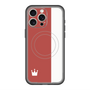 スリムプロテクションプレミアムケース with MagSafe［ CASEPLAY Bi-Colors Red & White - ケースプレイ・バイカラー レッド＆ホワイト ］