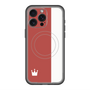 スリムプロテクションプレミアムケース with MagSafe［ CASEPLAY Bi-Colors Red & White - ケースプレイ・バイカラー レッド＆ホワイト ］