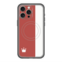 スリムプロテクションプレミアムケース with MagSafe［ CASEPLAY Bi-Colors Red & White - ケースプレイ・バイカラー レッド＆ホワイト ］