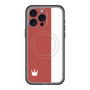 スリムプロテクションプレミアムケース with MagSafe［ CASEPLAY Bi-Colors Red & White - ケースプレイ・バイカラー レッド＆ホワイト ］
