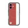 スリムプロテクションプレミアムケース with MagSafe［ CASEPLAY Bi-Colors Red & White - ケースプレイ・バイカラー レッド＆ホワイト ］
