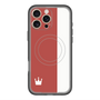 スリムプロテクションプレミアムケース with MagSafe［ CASEPLAY Bi-Colors Red & White - ケースプレイ・バイカラー レッド＆ホワイト ］