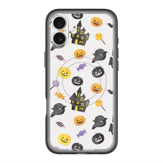 スリムプロテクションプレミアムケース with MagSafe［ Halloween Party - White ］