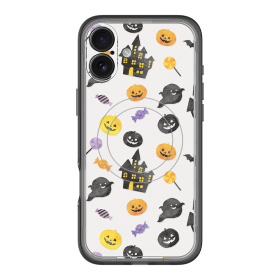スリムプロテクションプレミアムケース with MagSafe［ Halloween Party - White ］