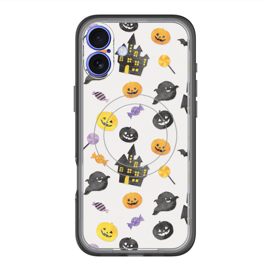 スリムプロテクションプレミアムケース with MagSafe［ Halloween Party - White ］