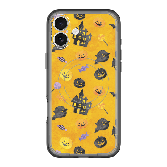 スリムプロテクションプレミアムケース with MagSafe［ Halloween Party - Orange ］
