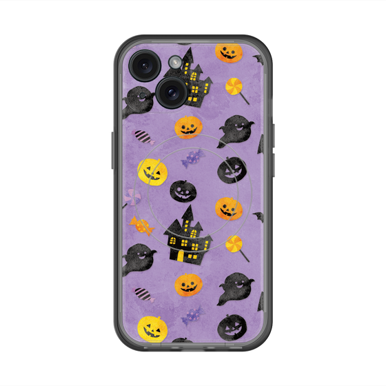 スリムプロテクションプレミアムケース with MagSafe［ Halloween Party - Purple ］
