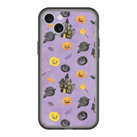 スリムプロテクションプレミアムケース with MagSafe［ Halloween Party - Purple ］