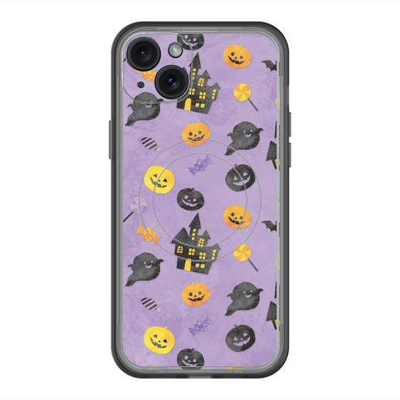 スリムプロテクションプレミアムケース with MagSafe［ Halloween Party - Purple ］