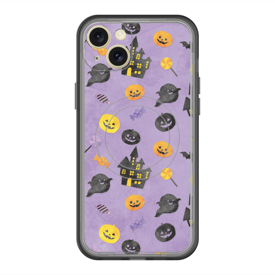 スリムプロテクションプレミアムケース with MagSafe［ Halloween Party - Purple ］