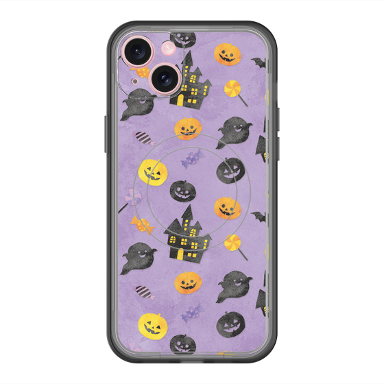 スリムプロテクションプレミアムケース with MagSafe［ Halloween Party - Purple ］