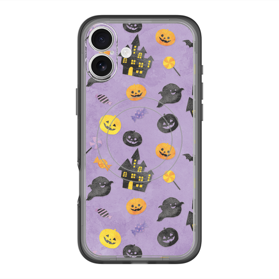 スリムプロテクションプレミアムケース with MagSafe［ Halloween Party - Purple ］