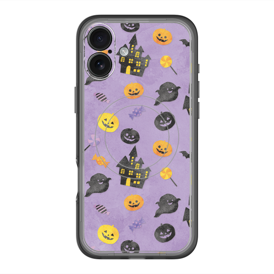 スリムプロテクションプレミアムケース with MagSafe［ Halloween Party - Purple ］