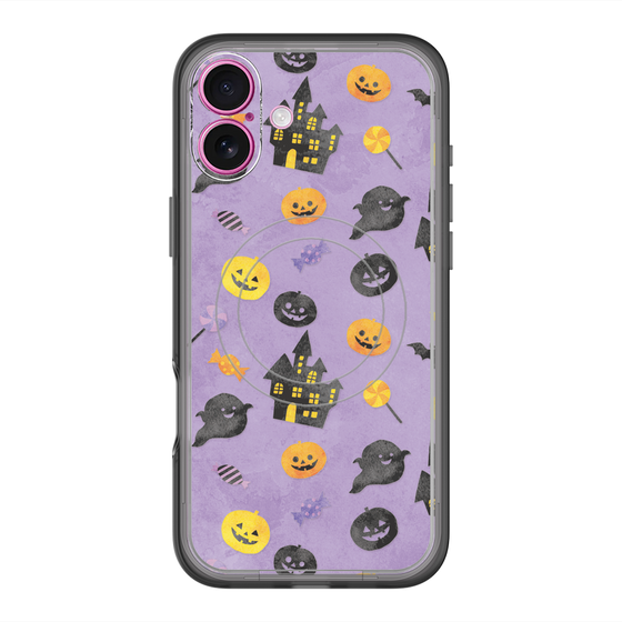 スリムプロテクションプレミアムケース with MagSafe［ Halloween Party - Purple ］