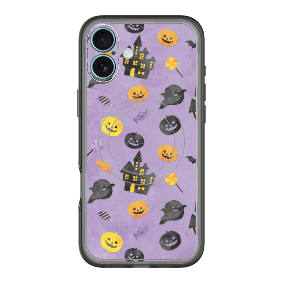 スリムプロテクションプレミアムケース with MagSafe［ Halloween Party - Purple ］