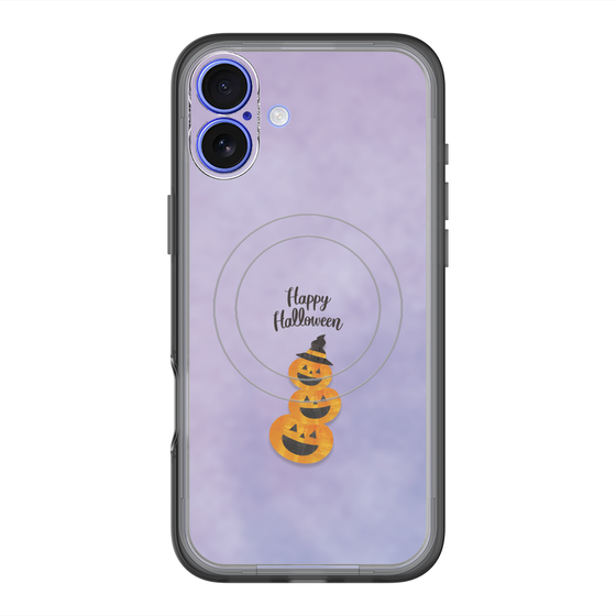 スリムプロテクションプレミアムケース with MagSafe［ Happy Halloween - Pumpkin ］
