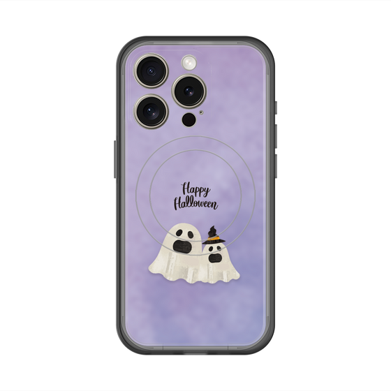 スリムプロテクションプレミアムケース with MagSafe［ Happy Halloween - Ghost ］