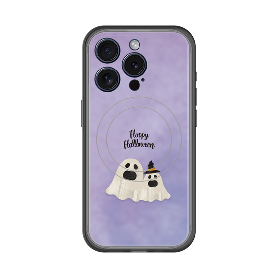 スリムプロテクションプレミアムケース with MagSafe［ Happy Halloween - Ghost ］