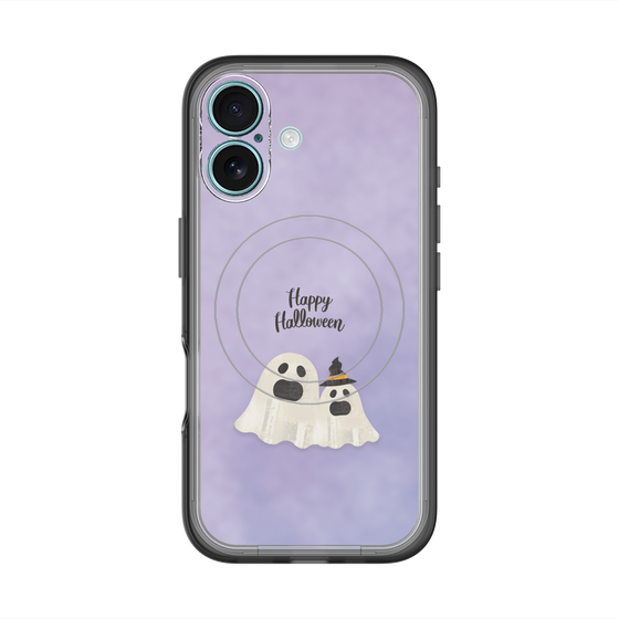 スリムプロテクションプレミアムケース with MagSafe［ Happy Halloween - Ghost ］