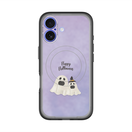 スリムプロテクションプレミアムケース with MagSafe［ Happy Halloween - Ghost ］