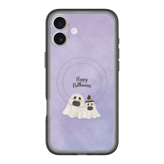 スリムプロテクションプレミアムケース with MagSafe［ Happy Halloween - Ghost ］