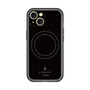 スリムプロテクションプレミアムケース with MagSafe［ LANVIN en Bleu Tiny dots Black - ランバン ドット ブラック ］