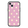 スリムプロテクションプレミアムケース with MagSafe［ 水彩ドット・レトロカラー - Pink ］