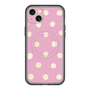 スリムプロテクションプレミアムケース with MagSafe［ 水彩ドット・レトロカラー - Pink ］