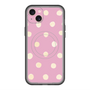 スリムプロテクションプレミアムケース with MagSafe［ 水彩ドット・レトロカラー - Pink ］