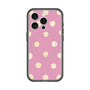 スリムプロテクションプレミアムケース with MagSafe［ 水彩ドット・レトロカラー - Pink ］
