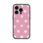 スリムプロテクションプレミアムケース with MagSafe［ 水彩ドット・レトロカラー - Pink ］