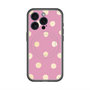 スリムプロテクションプレミアムケース with MagSafe［ 水彩ドット・レトロカラー - Pink ］