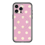スリムプロテクションプレミアムケース with MagSafe［ 水彩ドット・レトロカラー - Pink ］
