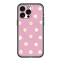 スリムプロテクションプレミアムケース with MagSafe［ 水彩ドット・レトロカラー - Pink ］