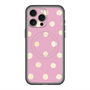 スリムプロテクションプレミアムケース with MagSafe［ 水彩ドット・レトロカラー - Pink ］