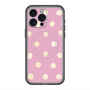 スリムプロテクションプレミアムケース with MagSafe［ 水彩ドット・レトロカラー - Pink ］