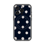 スリムプロテクションプレミアムケース with MagSafe［ 水彩ドット・レトロカラー - Navy ］