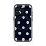 スリムプロテクションプレミアムケース with MagSafe［ 水彩ドット・レトロカラー - Navy ］