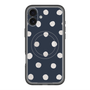 スリムプロテクションプレミアムケース with MagSafe［ 水彩ドット・レトロカラー - Navy ］