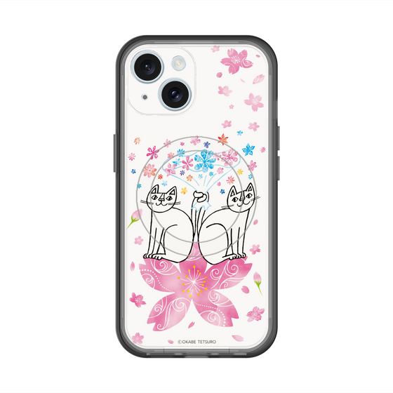 スリムプロテクションプレミアムケース with MagSafe［ おかべてつろう - きみに花束を ］