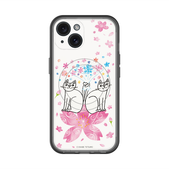 スリムプロテクションプレミアムケース with MagSafe［ おかべてつろう - きみに花束を ］