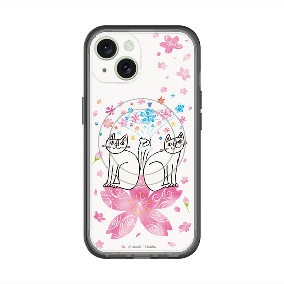 スリムプロテクションプレミアムケース with MagSafe［ おかべてつろう - きみに花束を ］