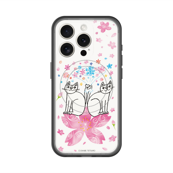 スリムプロテクションプレミアムケース with MagSafe［ おかべてつろう - きみに花束を ］