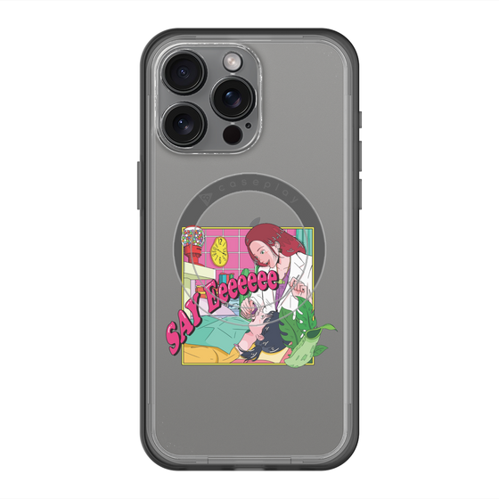 スリムプロテクションプレミアムケース with MagSafe［ SAY Eeeeeee ］